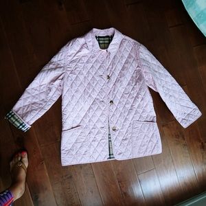 Burberry jacket Size Medium Ballet Pink